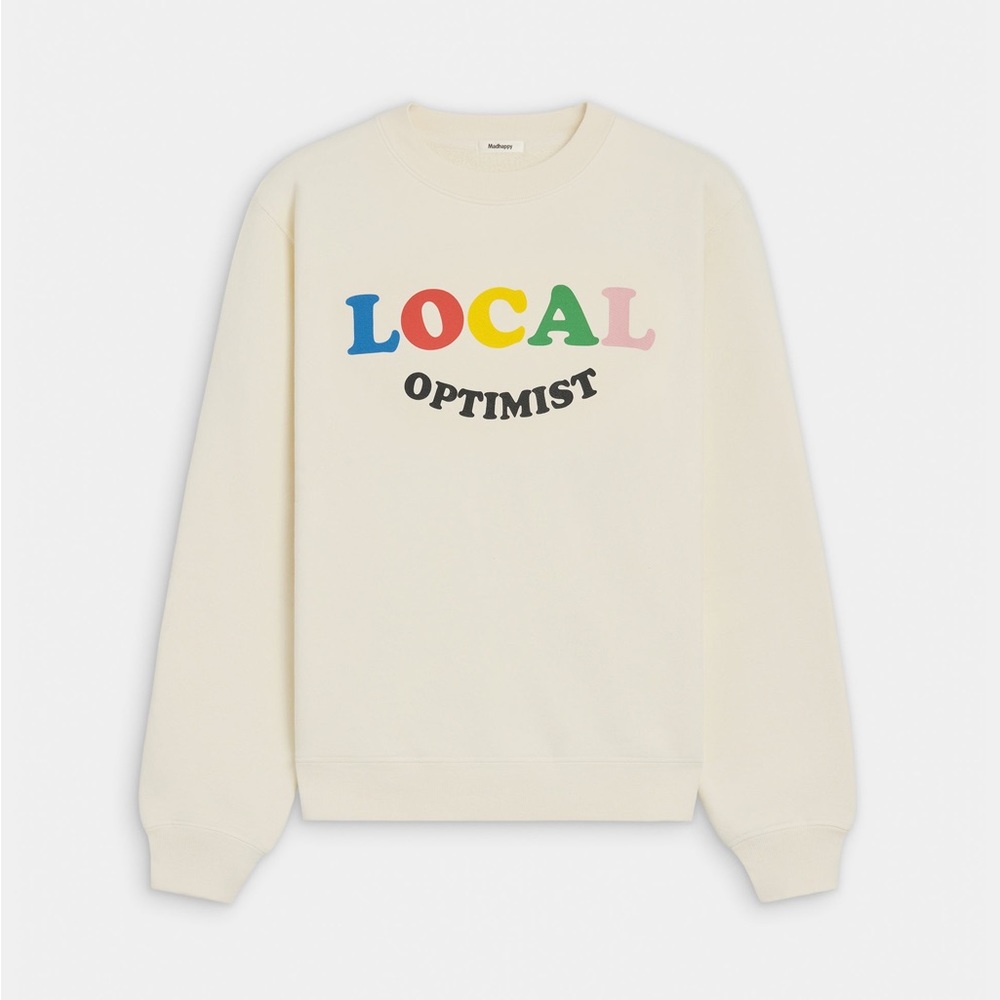 New MADHAPPY Local Optimist crew neck unisex